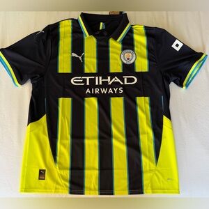 Puma Manchester City 2023/24 Away Soccer Jersey 775086-02 Men’s Sz: Xlarge